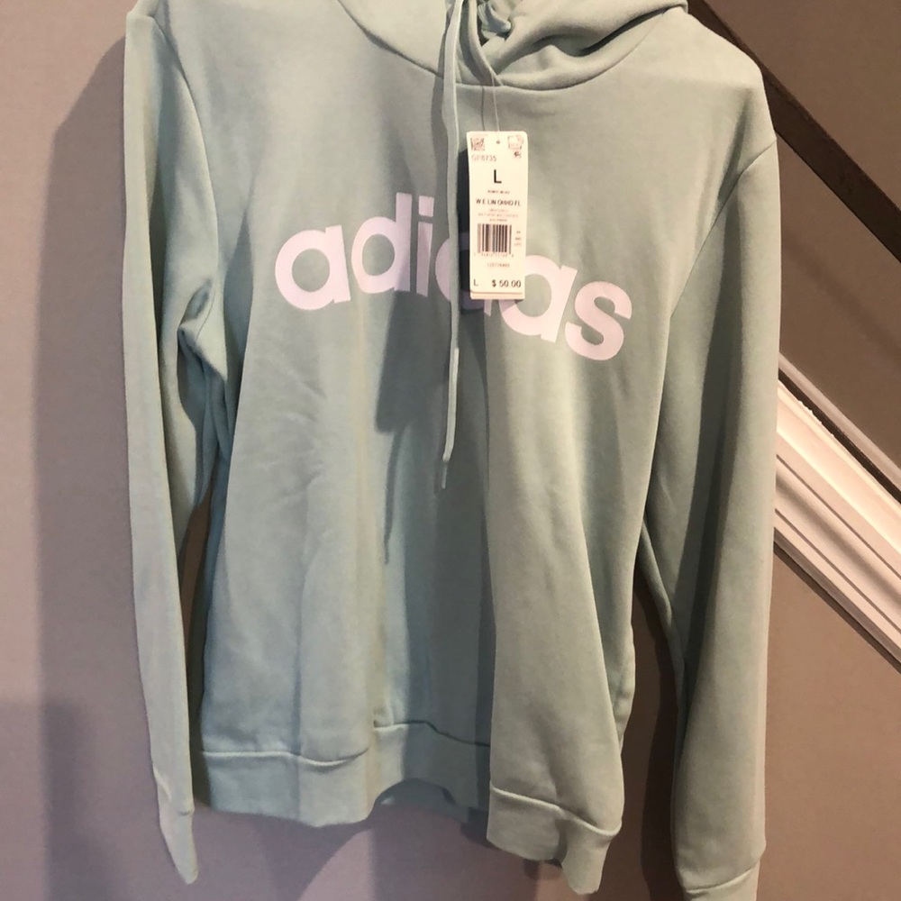 Adidas Mint Green Hoodie